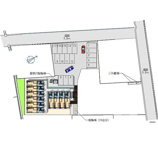 秋田市横森３丁目 月極駐車場